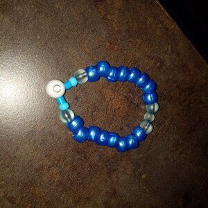 Handmade blue bracelet